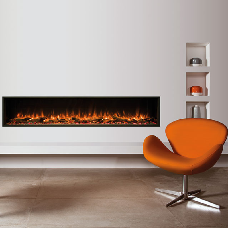 Regency E195 Modern Linear Electric Fireplace-5